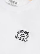 MANTO defend 25 tshirt- white
